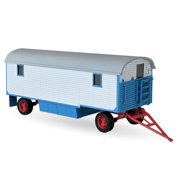 DDR Staatszirkus 2-Abteil Wohnwagen 7m - Bausatz 1:87