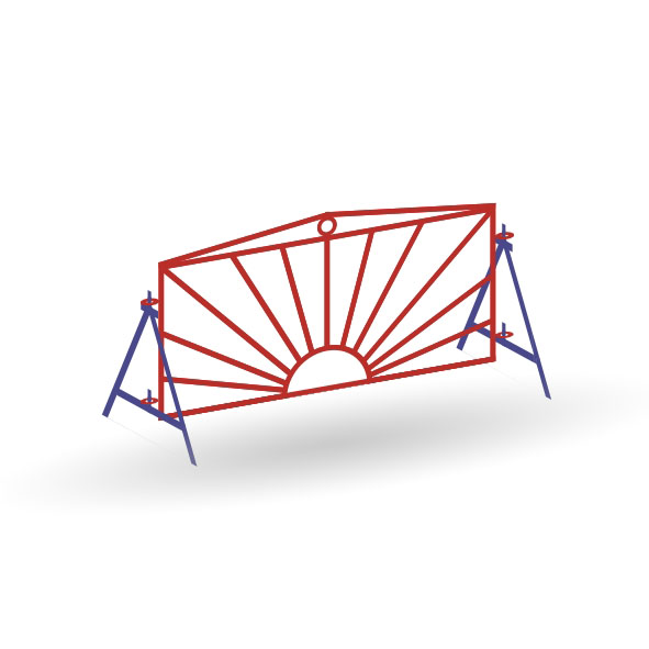 Circus Barum Zäune - 17er Set - Bausatz 1:87