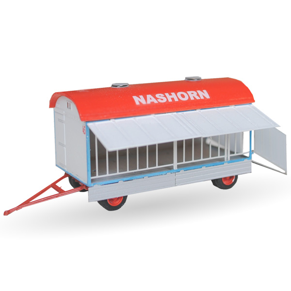 Circus Barum Nashornwagen - Bausatz 1:87